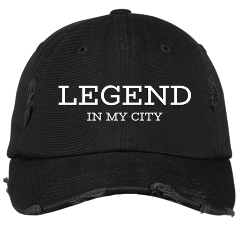 Legend in my city distressed cap