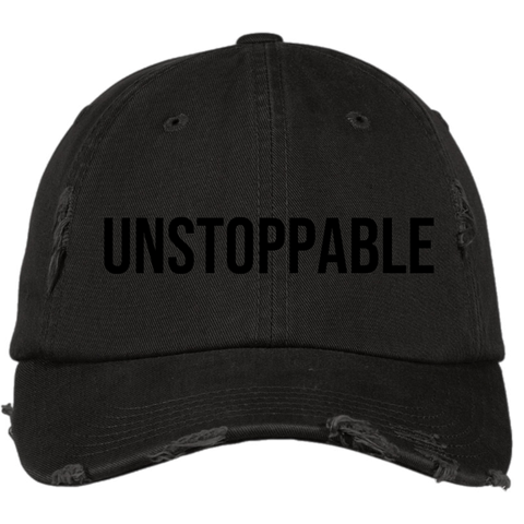 Unstoppable distressed cap